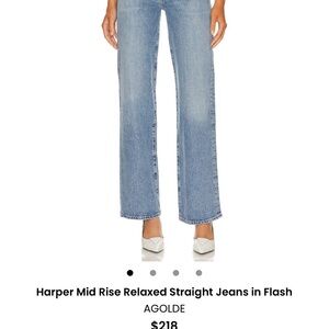 Agolde Harper Jeans Flash size 25